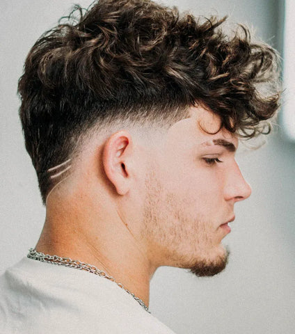 Mid Taper Fade Fringe
