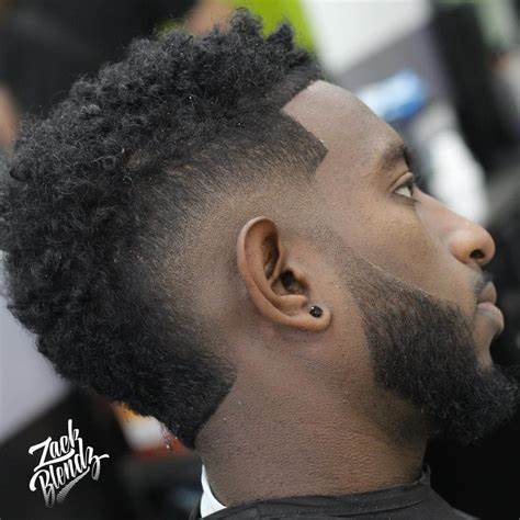 Drop Fade + Faux Hawk