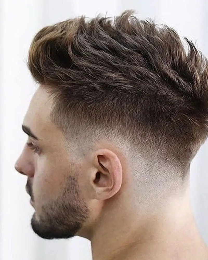 Medium Faux Hawk Fade