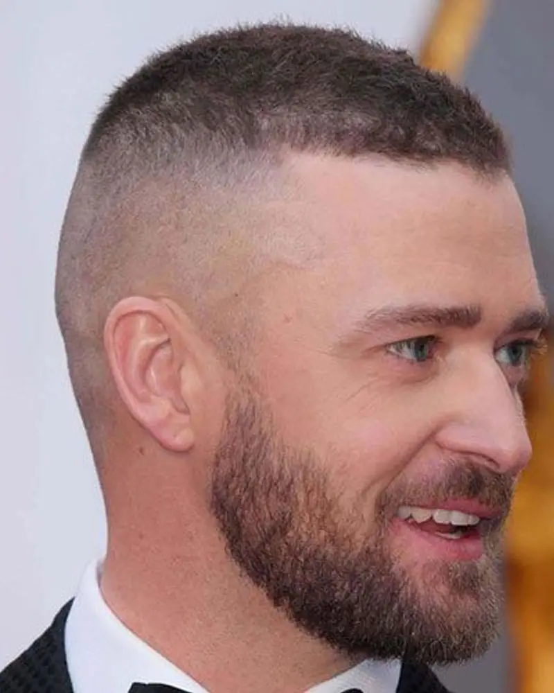 Shaved Sides with Buzz Cut