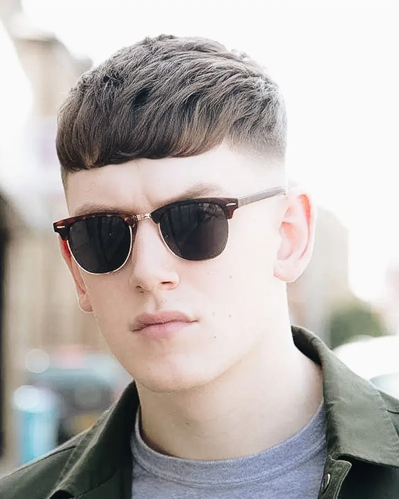 Fade With Long Bangs