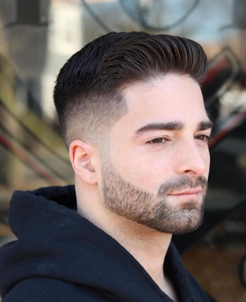 Short Quiff with Fade
