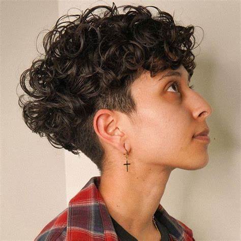 Undercut with Curly Top