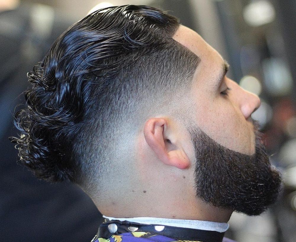 Curly Slick Back