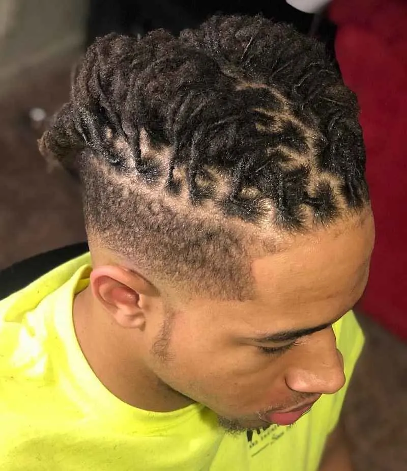 Mid Taper Fade with Dreads