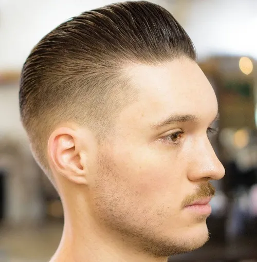 Slick Back Taper Fade