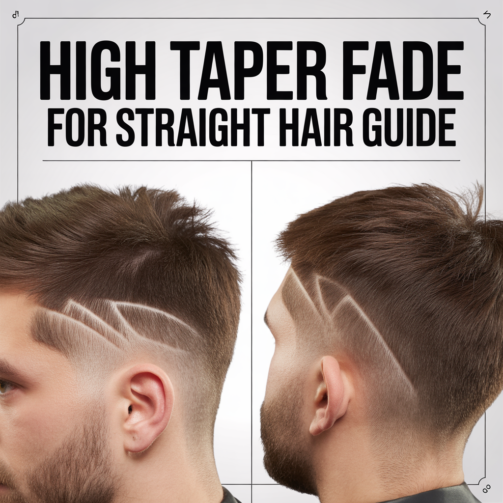 High Taper Fade for Straight Hair Guide
