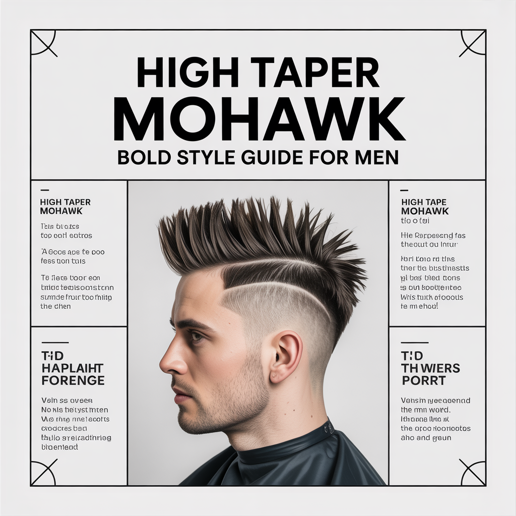 High Taper Mohawk Bold Style Guide for Men